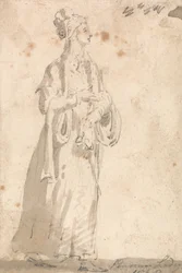 Figur kostymstudie- Persian Lady 1568